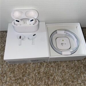 Wireless White Earbuds with Charging Case